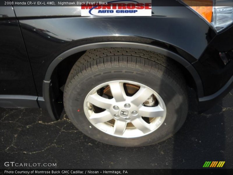 Nighthawk Black Pearl / Black 2008 Honda CR-V EX-L 4WD