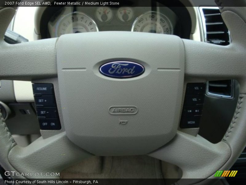 Pewter Metallic / Medium Light Stone 2007 Ford Edge SEL AWD