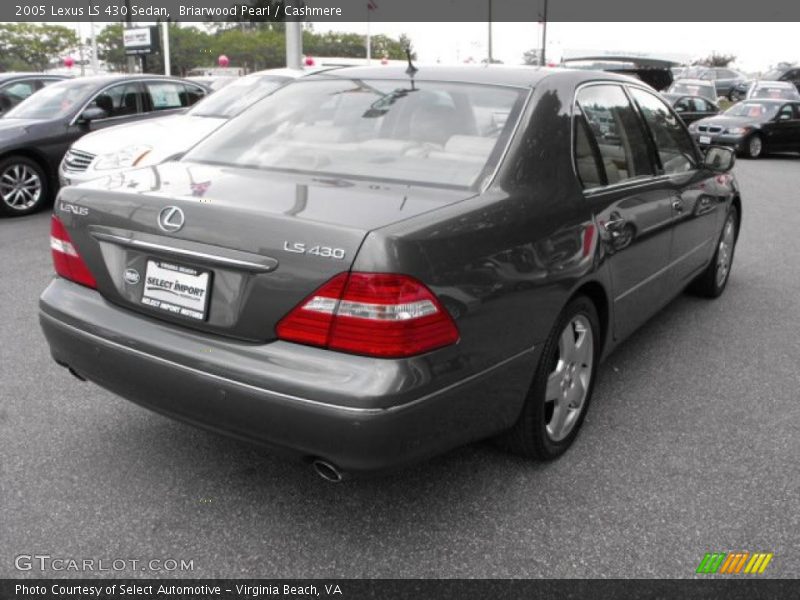 Briarwood Pearl / Cashmere 2005 Lexus LS 430 Sedan