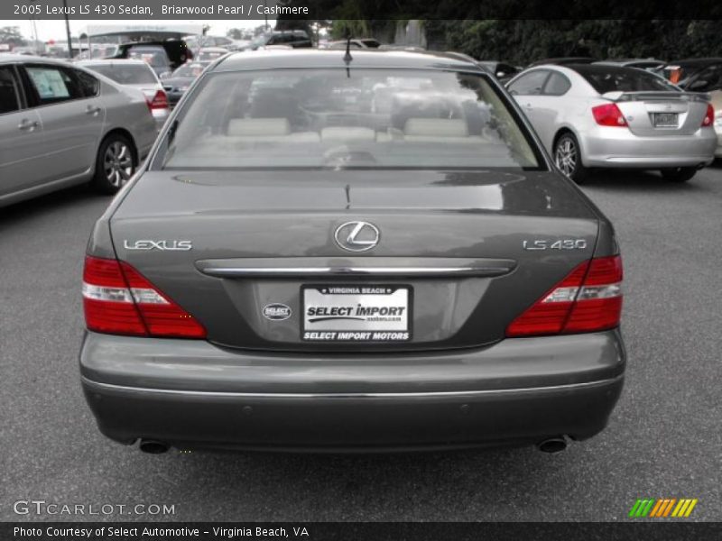 Briarwood Pearl / Cashmere 2005 Lexus LS 430 Sedan