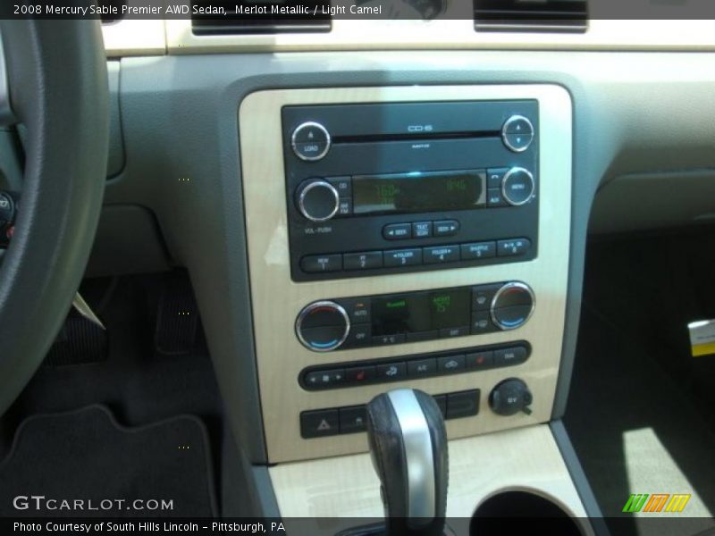 Merlot Metallic / Light Camel 2008 Mercury Sable Premier AWD Sedan