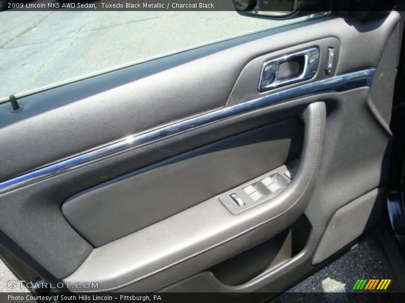 Tuxedo Black Metallic / Charcoal Black 2009 Lincoln MKS AWD Sedan