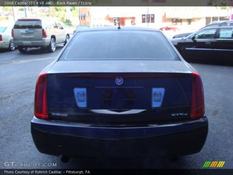 Black Raven / Ebony 2008 Cadillac STS 4 V6 AWD