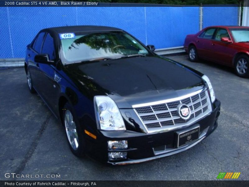 Black Raven / Ebony 2008 Cadillac STS 4 V6 AWD