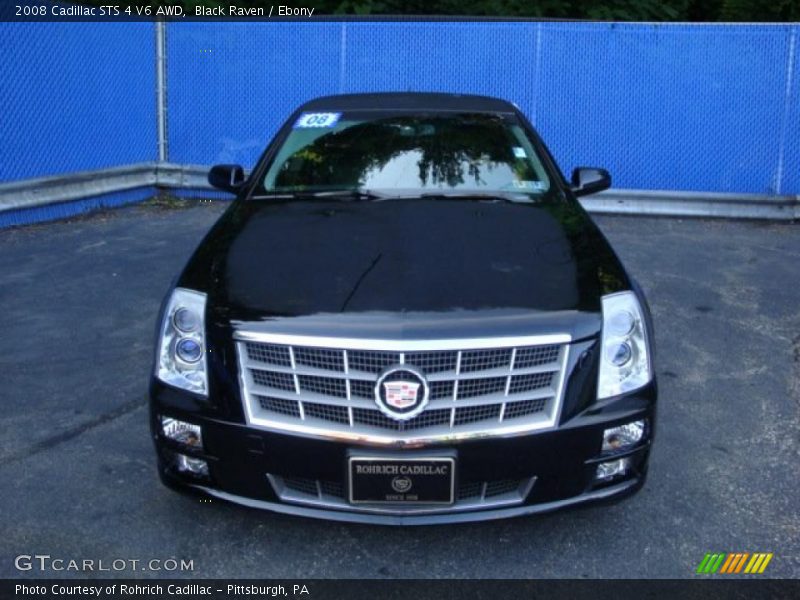 Black Raven / Ebony 2008 Cadillac STS 4 V6 AWD