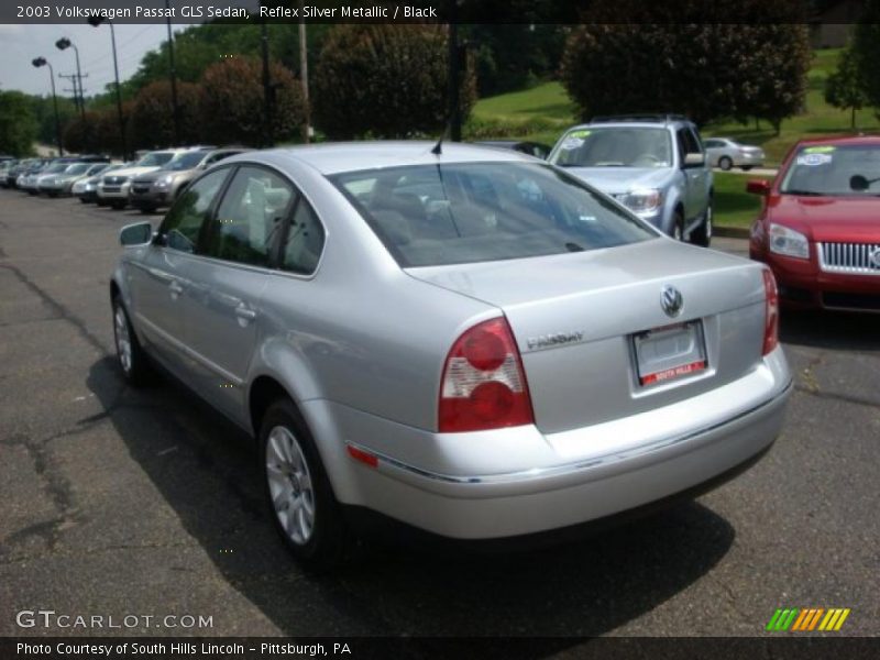 Reflex Silver Metallic / Black 2003 Volkswagen Passat GLS Sedan