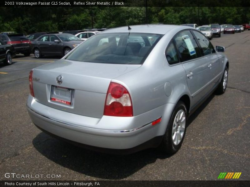 Reflex Silver Metallic / Black 2003 Volkswagen Passat GLS Sedan
