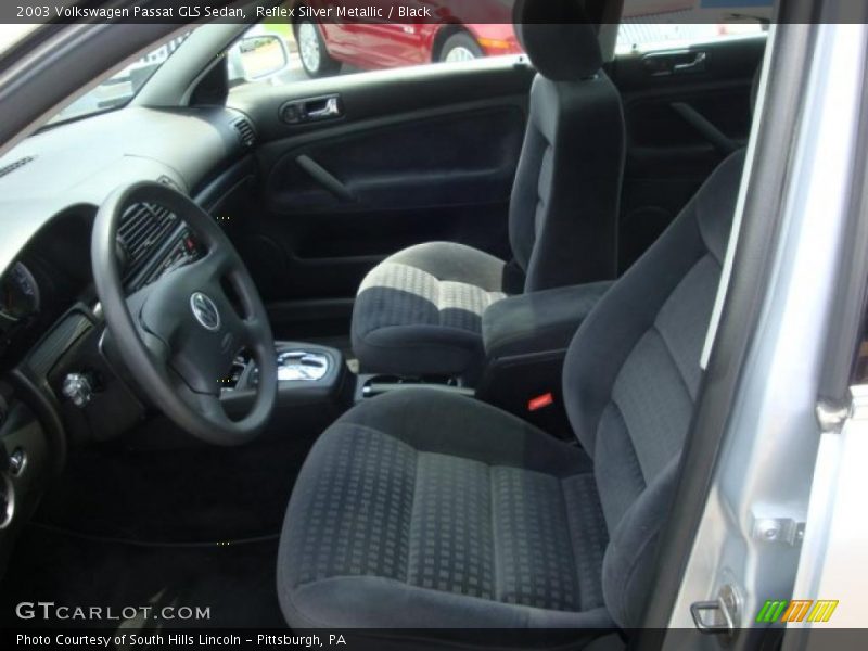 Reflex Silver Metallic / Black 2003 Volkswagen Passat GLS Sedan