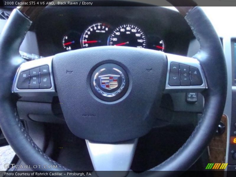 Black Raven / Ebony 2008 Cadillac STS 4 V6 AWD