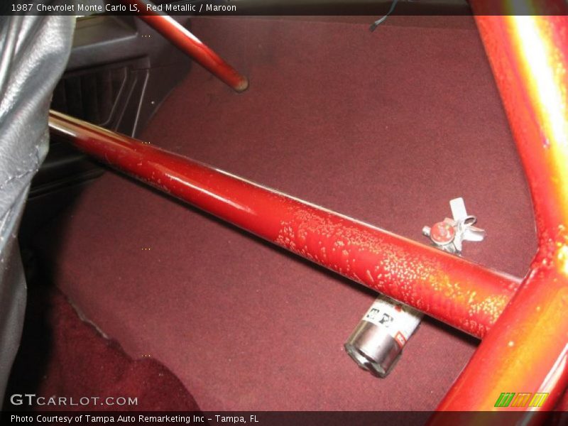 Red Metallic / Maroon 1987 Chevrolet Monte Carlo LS