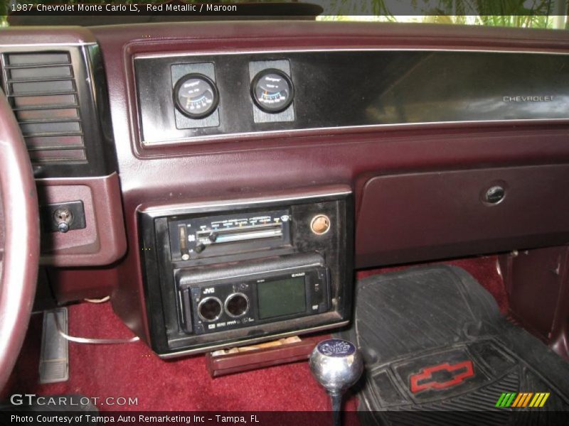 Red Metallic / Maroon 1987 Chevrolet Monte Carlo LS