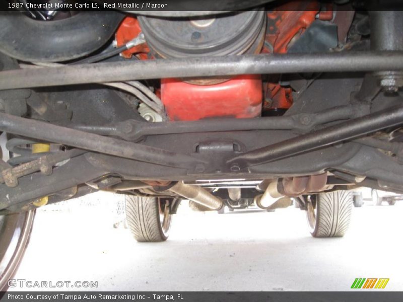 Red Metallic / Maroon 1987 Chevrolet Monte Carlo LS