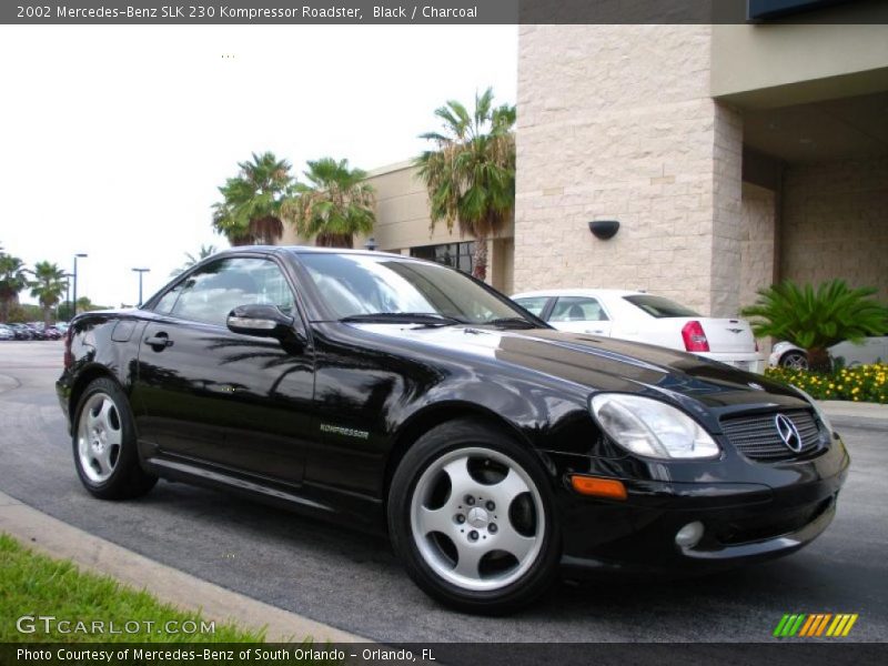 Black / Charcoal 2002 Mercedes-Benz SLK 230 Kompressor Roadster
