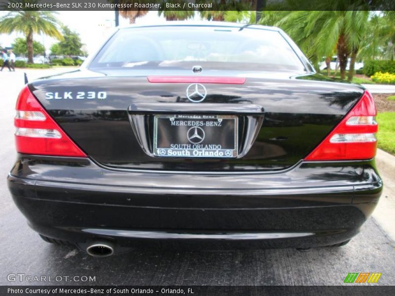 Black / Charcoal 2002 Mercedes-Benz SLK 230 Kompressor Roadster