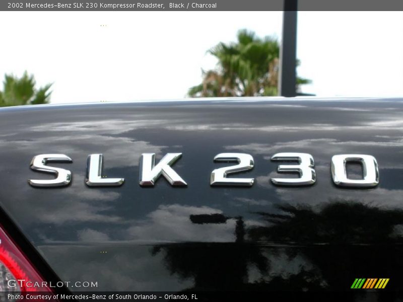 Black / Charcoal 2002 Mercedes-Benz SLK 230 Kompressor Roadster