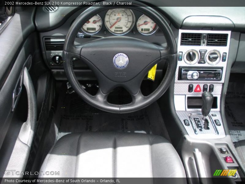 Black / Charcoal 2002 Mercedes-Benz SLK 230 Kompressor Roadster