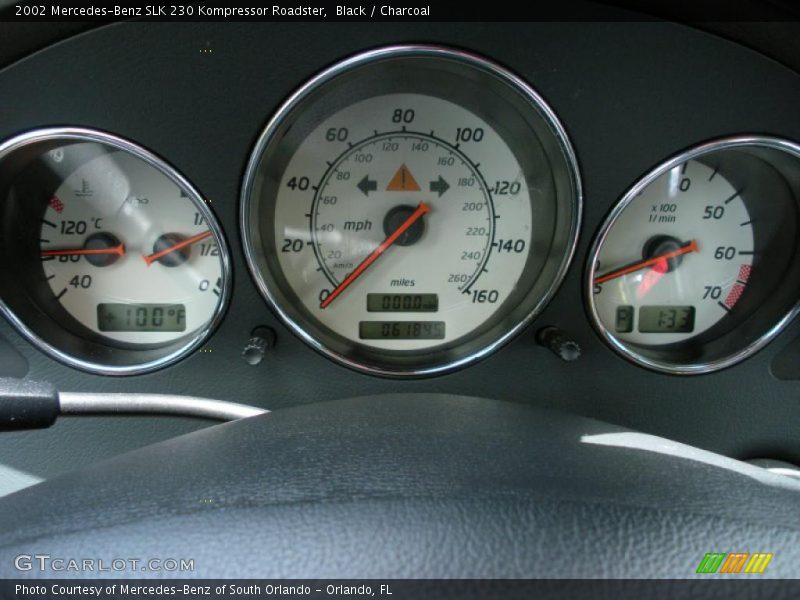 Black / Charcoal 2002 Mercedes-Benz SLK 230 Kompressor Roadster