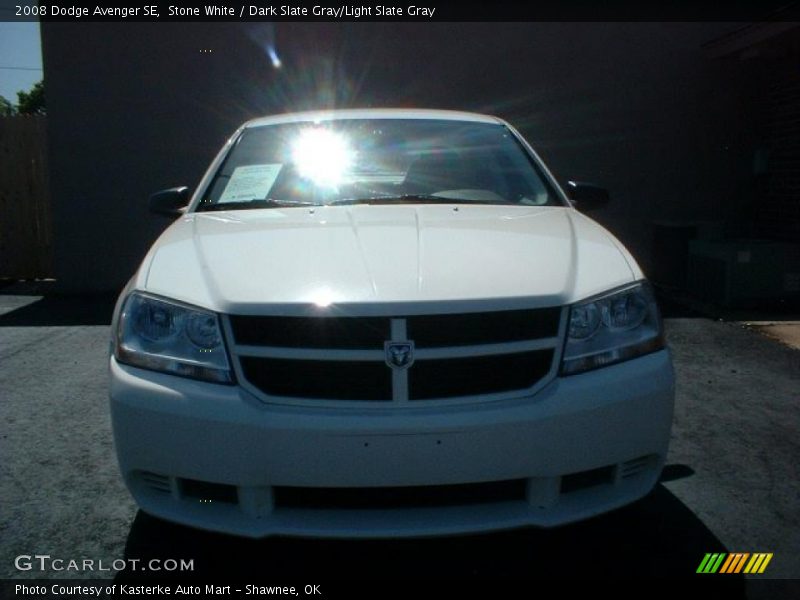 Stone White / Dark Slate Gray/Light Slate Gray 2008 Dodge Avenger SE