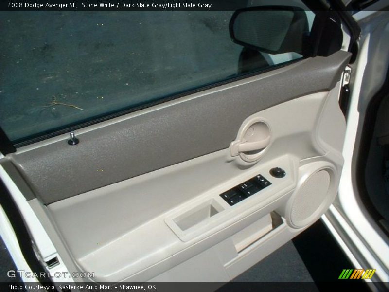 Stone White / Dark Slate Gray/Light Slate Gray 2008 Dodge Avenger SE