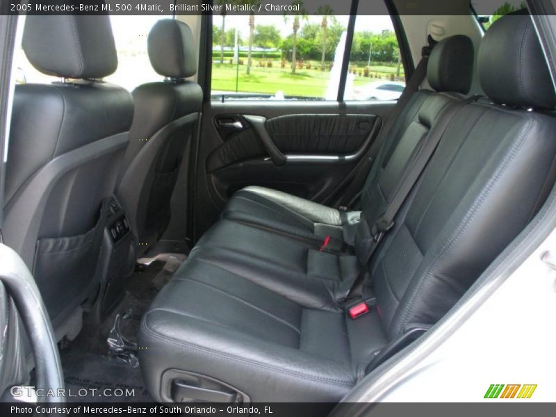 Brilliant Silver Metallic / Charcoal 2005 Mercedes-Benz ML 500 4Matic