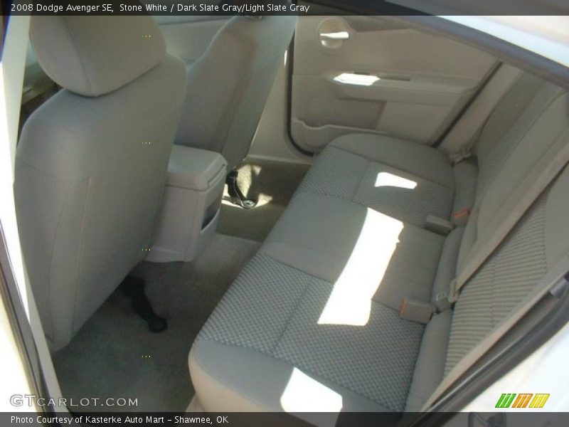 Stone White / Dark Slate Gray/Light Slate Gray 2008 Dodge Avenger SE