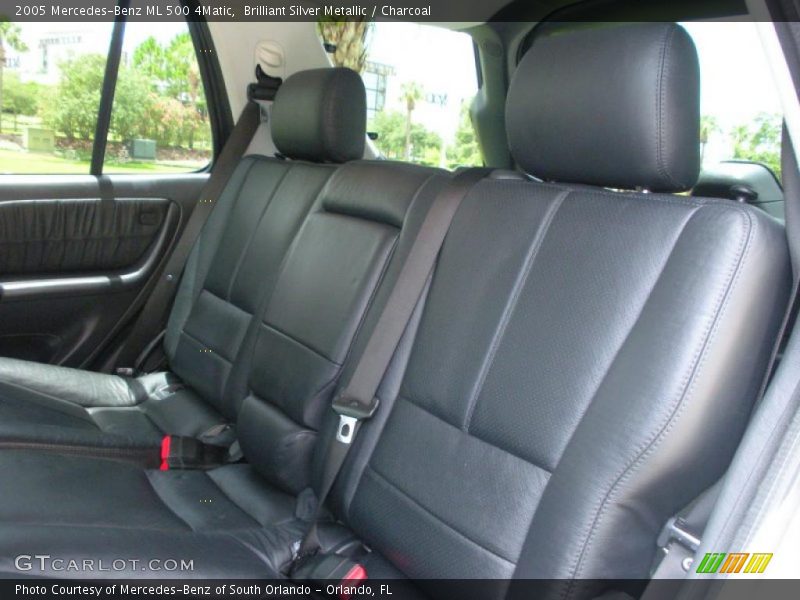 Brilliant Silver Metallic / Charcoal 2005 Mercedes-Benz ML 500 4Matic