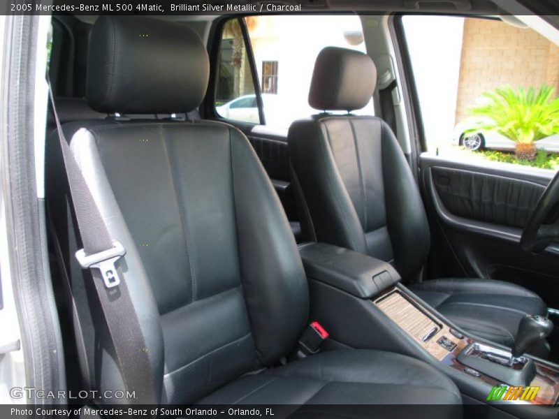 Brilliant Silver Metallic / Charcoal 2005 Mercedes-Benz ML 500 4Matic