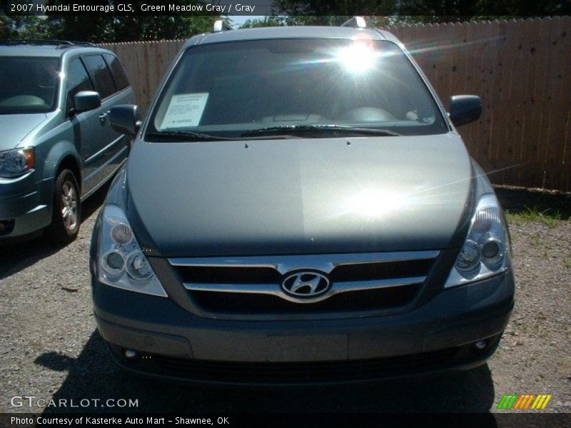 Green Meadow Gray / Gray 2007 Hyundai Entourage GLS