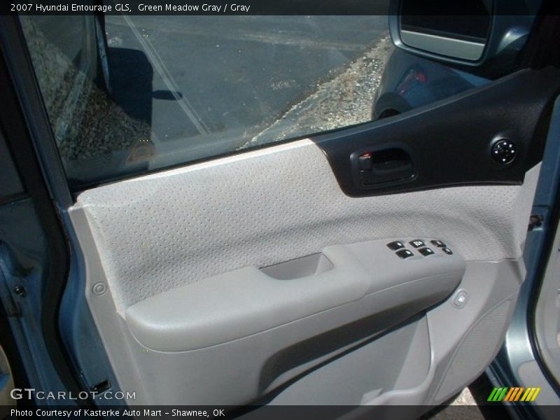 Green Meadow Gray / Gray 2007 Hyundai Entourage GLS