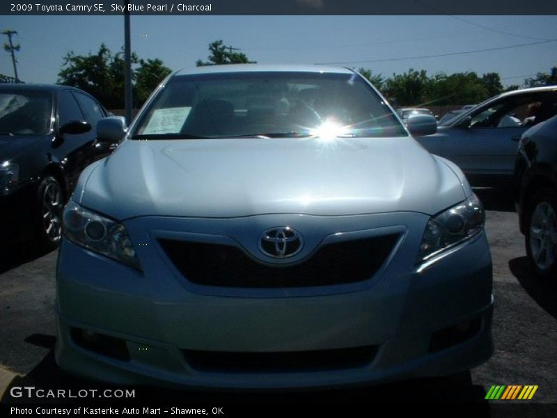 Sky Blue Pearl / Charcoal 2009 Toyota Camry SE