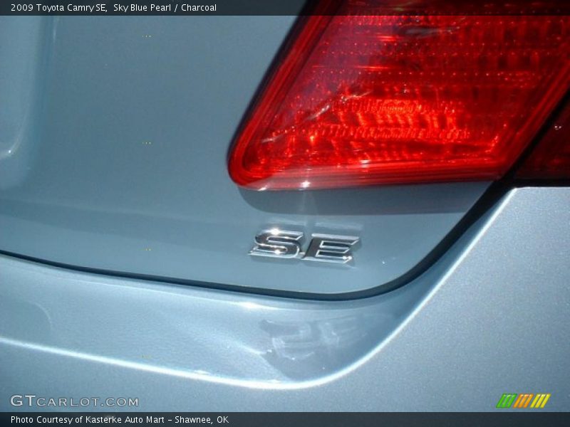 Sky Blue Pearl / Charcoal 2009 Toyota Camry SE