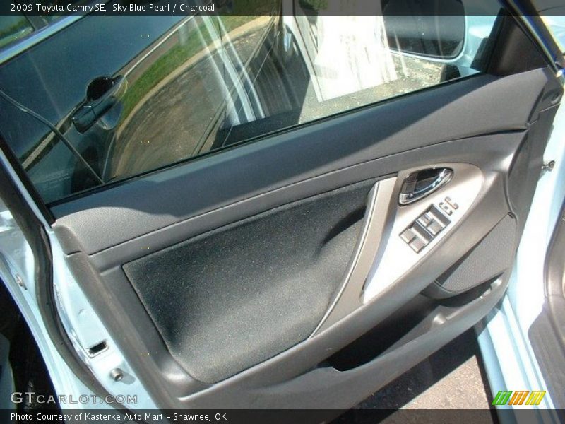 Sky Blue Pearl / Charcoal 2009 Toyota Camry SE
