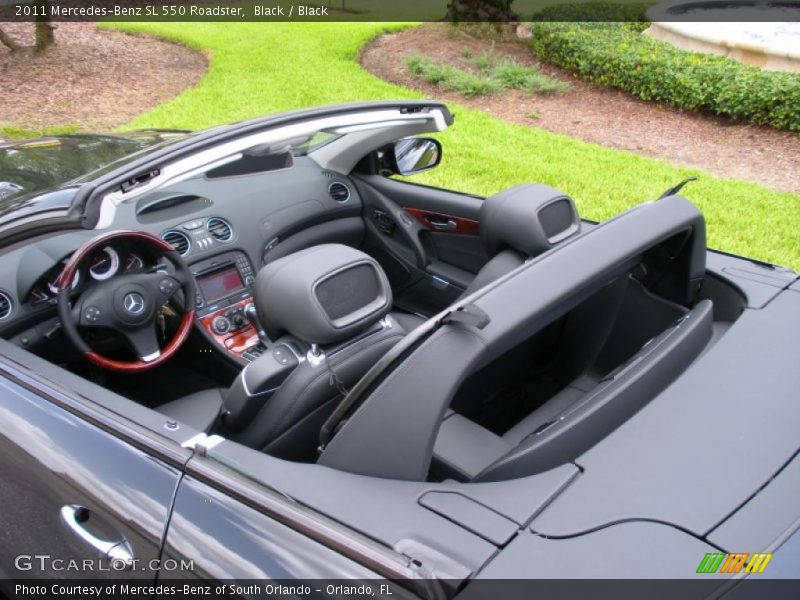 Black / Black 2011 Mercedes-Benz SL 550 Roadster