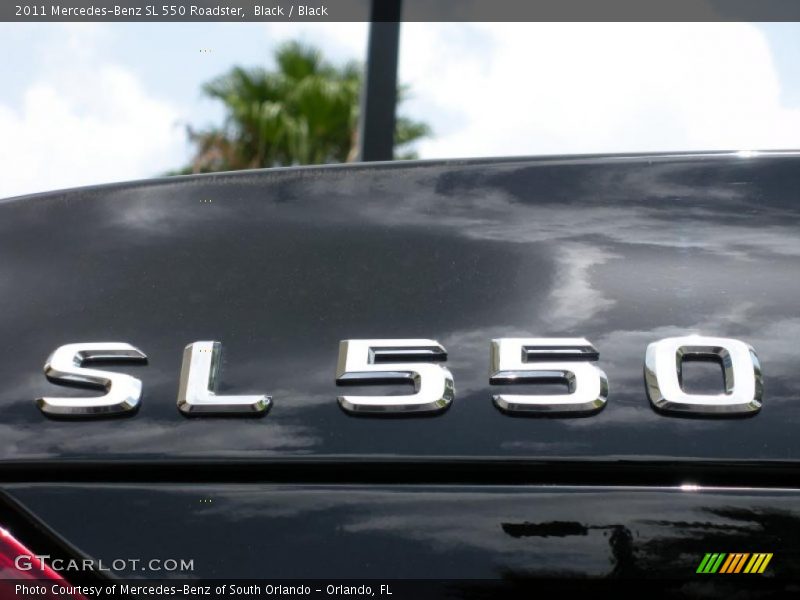Black / Black 2011 Mercedes-Benz SL 550 Roadster