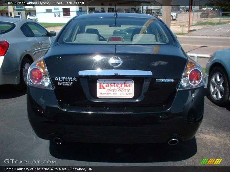 Super Black / Frost 2009 Nissan Altima Hybrid