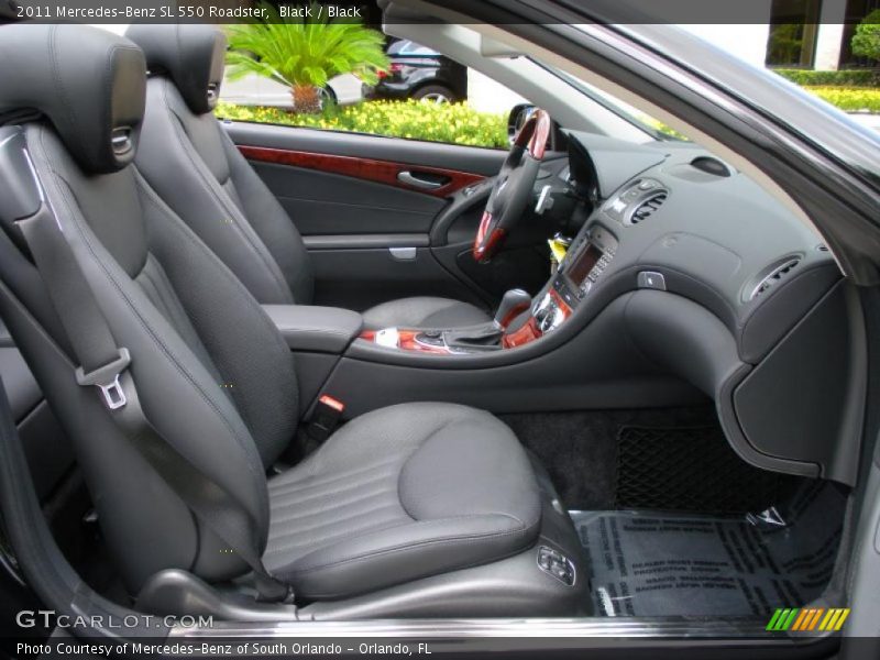 Black / Black 2011 Mercedes-Benz SL 550 Roadster