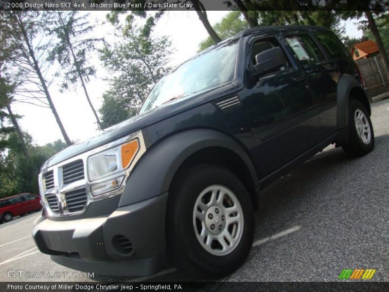 Modern Blue Pearl / Dark Slate Gray 2008 Dodge Nitro SXT 4x4