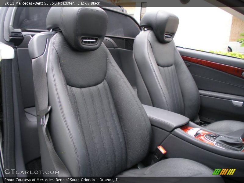 Black / Black 2011 Mercedes-Benz SL 550 Roadster
