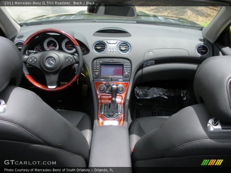 Black / Black 2011 Mercedes-Benz SL 550 Roadster