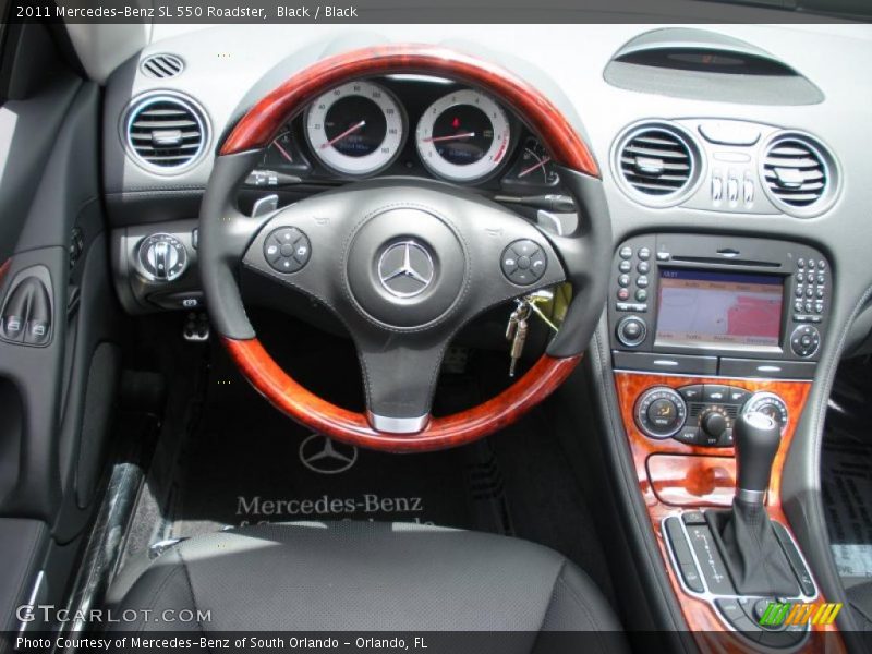 Black / Black 2011 Mercedes-Benz SL 550 Roadster