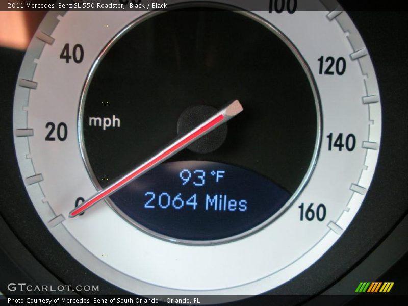 Black / Black 2011 Mercedes-Benz SL 550 Roadster