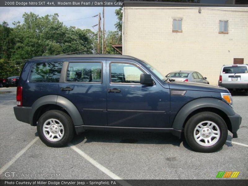 Modern Blue Pearl / Dark Slate Gray 2008 Dodge Nitro SXT 4x4