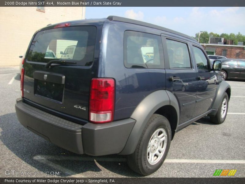 Modern Blue Pearl / Dark Slate Gray 2008 Dodge Nitro SXT 4x4