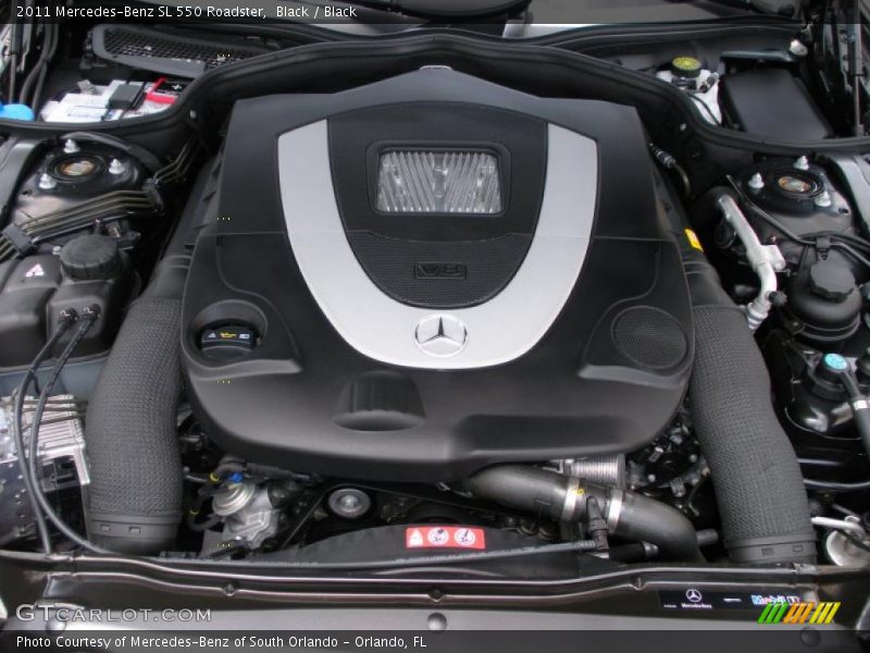 Black / Black 2011 Mercedes-Benz SL 550 Roadster