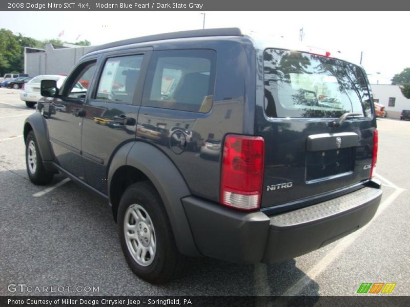 Modern Blue Pearl / Dark Slate Gray 2008 Dodge Nitro SXT 4x4