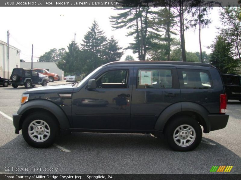 Modern Blue Pearl / Dark Slate Gray 2008 Dodge Nitro SXT 4x4