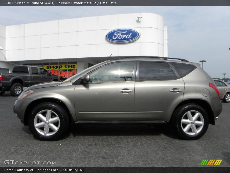 Polished Pewter Metallic / Cafe Latte 2003 Nissan Murano SE AWD