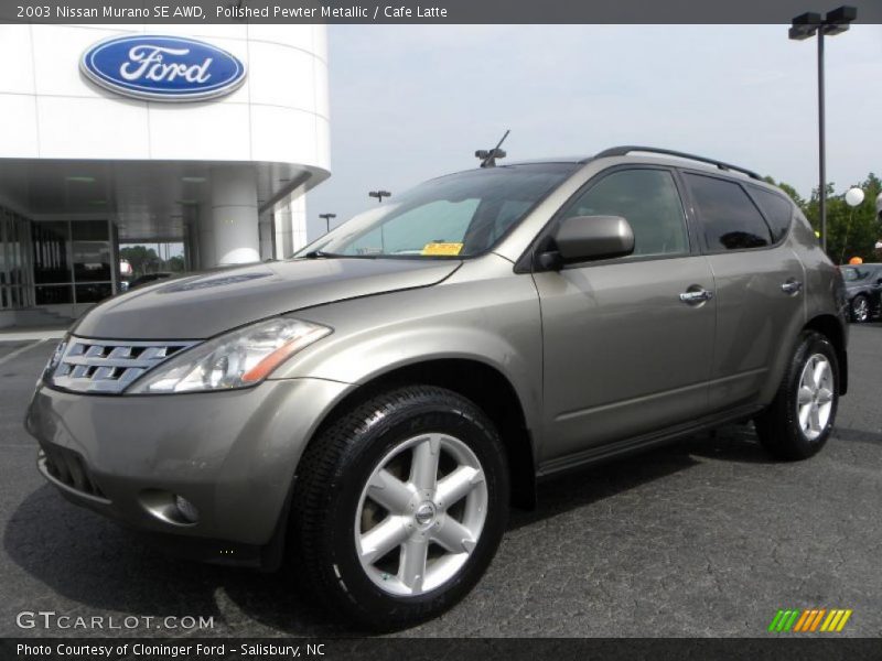 Polished Pewter Metallic / Cafe Latte 2003 Nissan Murano SE AWD