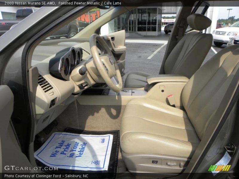 Polished Pewter Metallic / Cafe Latte 2003 Nissan Murano SE AWD