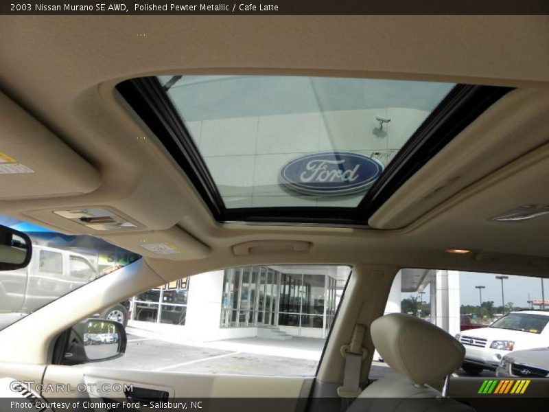 Polished Pewter Metallic / Cafe Latte 2003 Nissan Murano SE AWD